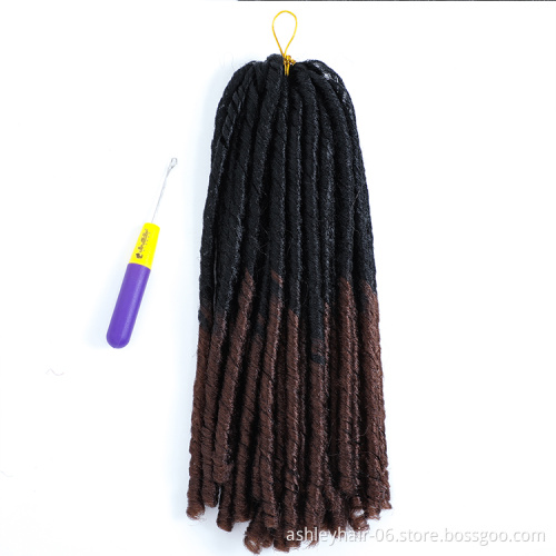 Customized Package 100% Kanekalon Synthetic Fiber Hair Soft Dread Locks